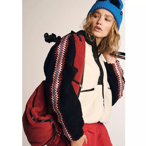 Free People Rocky Ridge Fleece Jacket - Picture 1 of 10